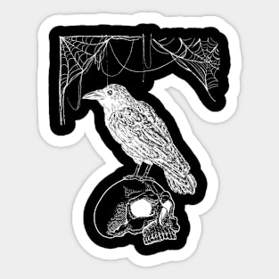 skull bird Sticker